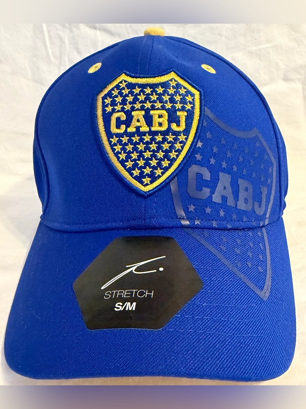 Fi Collection Club BOCA Juniors Blue Fitted Soccer Hat/Cap Adult Sz: S/M